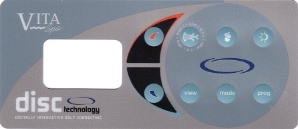 460078, VITA SPA ANALYTICAL SPA SIDE C500, L700C 8 BUTTON, 3 PUMP 